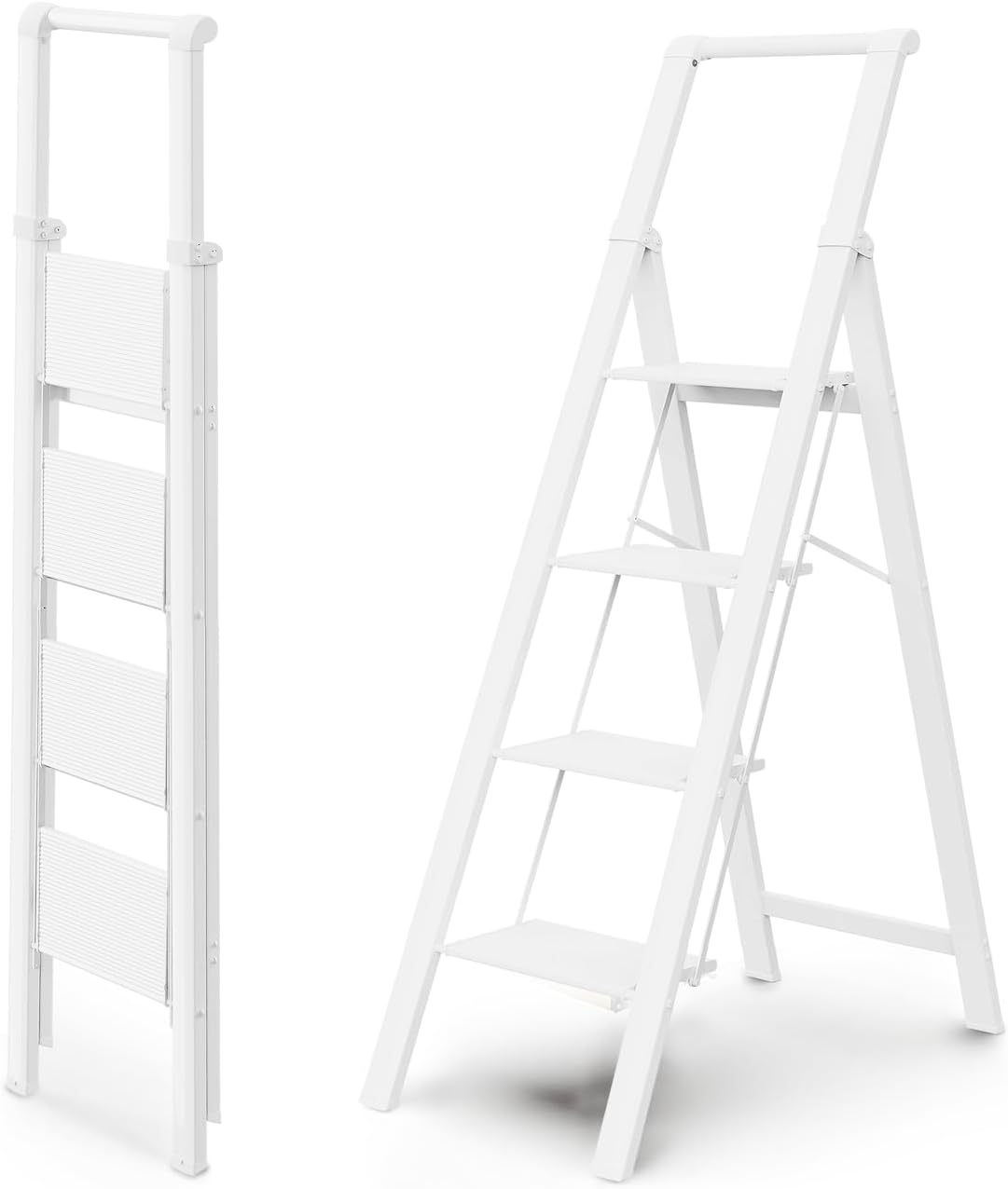 WOA WOA 4 Step Ladder for Home Use - Lightweight and Safe