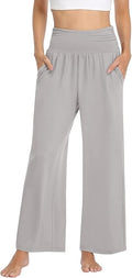 Wide Leg Yoga Pants for Women - Comfortable Loose Lounge Pants
