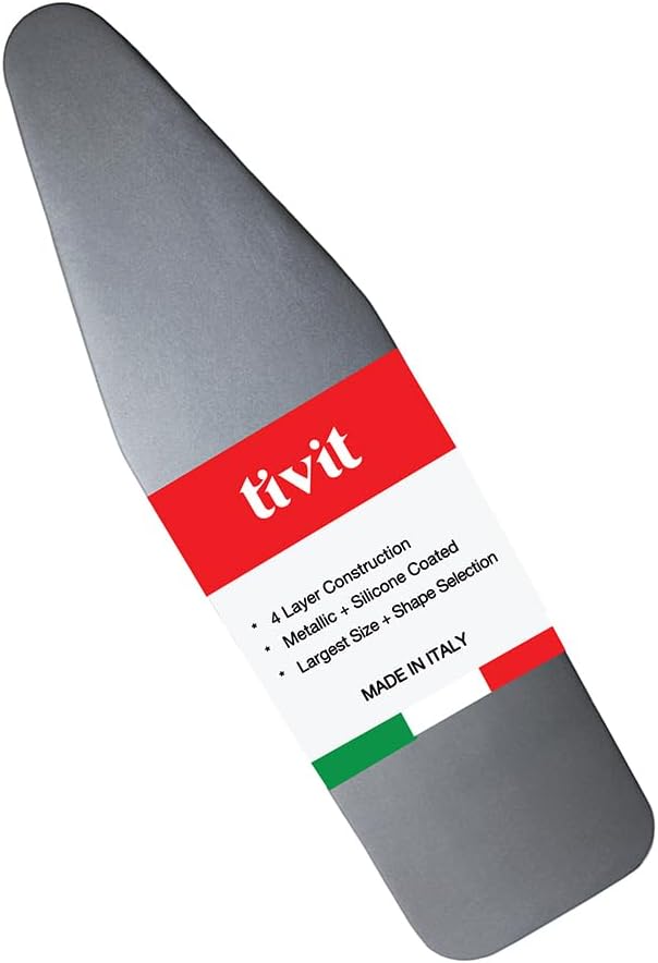 TIVIT Ironing Board Covers 21 x 57 with Durable Heat Reflective Pads