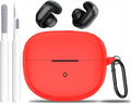 Bose Ultra Open Earbuds Case with Cleaner Kit - Soft Shockproof Red