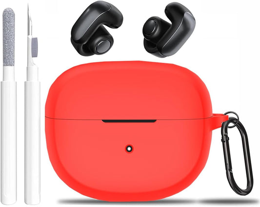 Bose Ultra Open Earbuds Case with Cleaner Kit - Red Protection