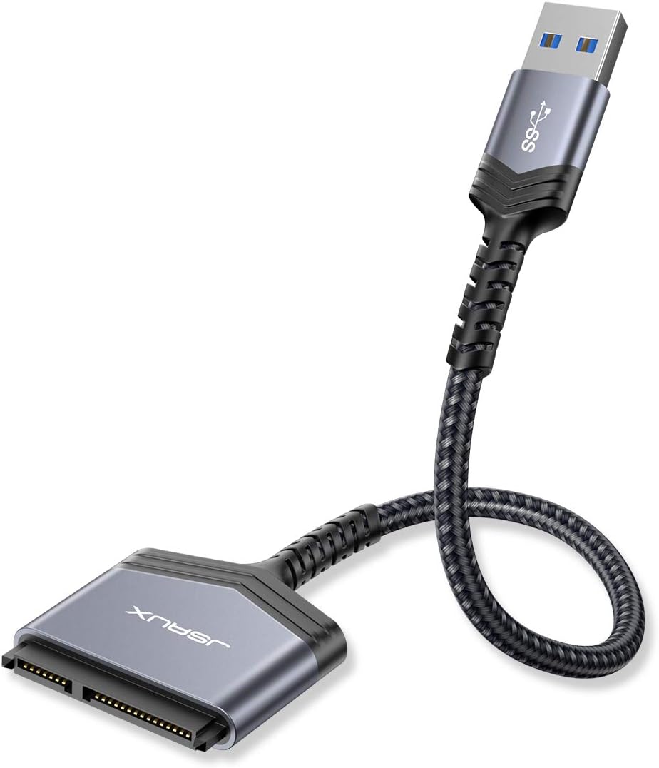JSAUX SATA to USB A Cable - Super-Fast Data Transfer