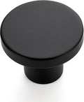 Cabinet Knobs 45 Pack Matte Black Round Drawer Knobs - Durable Update
