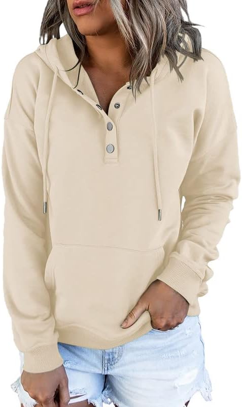 Dokotoo Womens Hoodies Casual Long Sleeve Pullover Sweatshirt