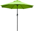 Sunnyglade 9ft Patio Umbrella Outdoor Table Umbrella - Wide 9 ft Shade