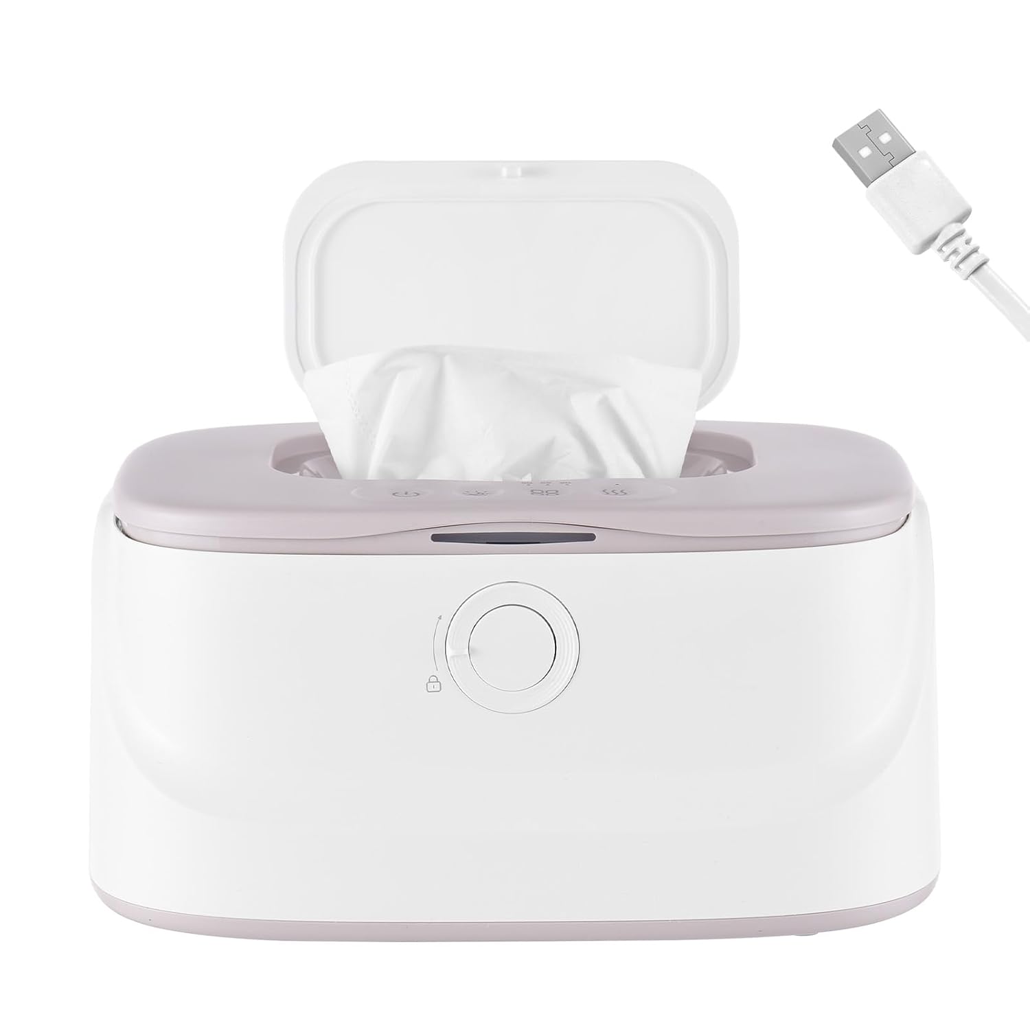 Kisdream Wipe Warmer for Baby with Fast Heating and Light