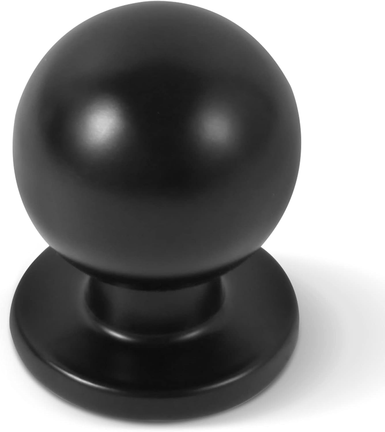 25 Pack 1 Inch Matte Black Kitchen Cabinet Knobs for Dresser