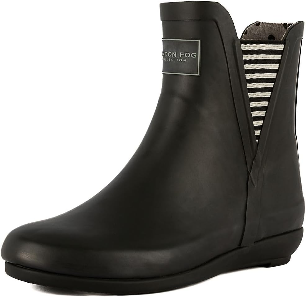LONDON FOG womens Piccadilly Bootie with Rubber Sole and Comfort