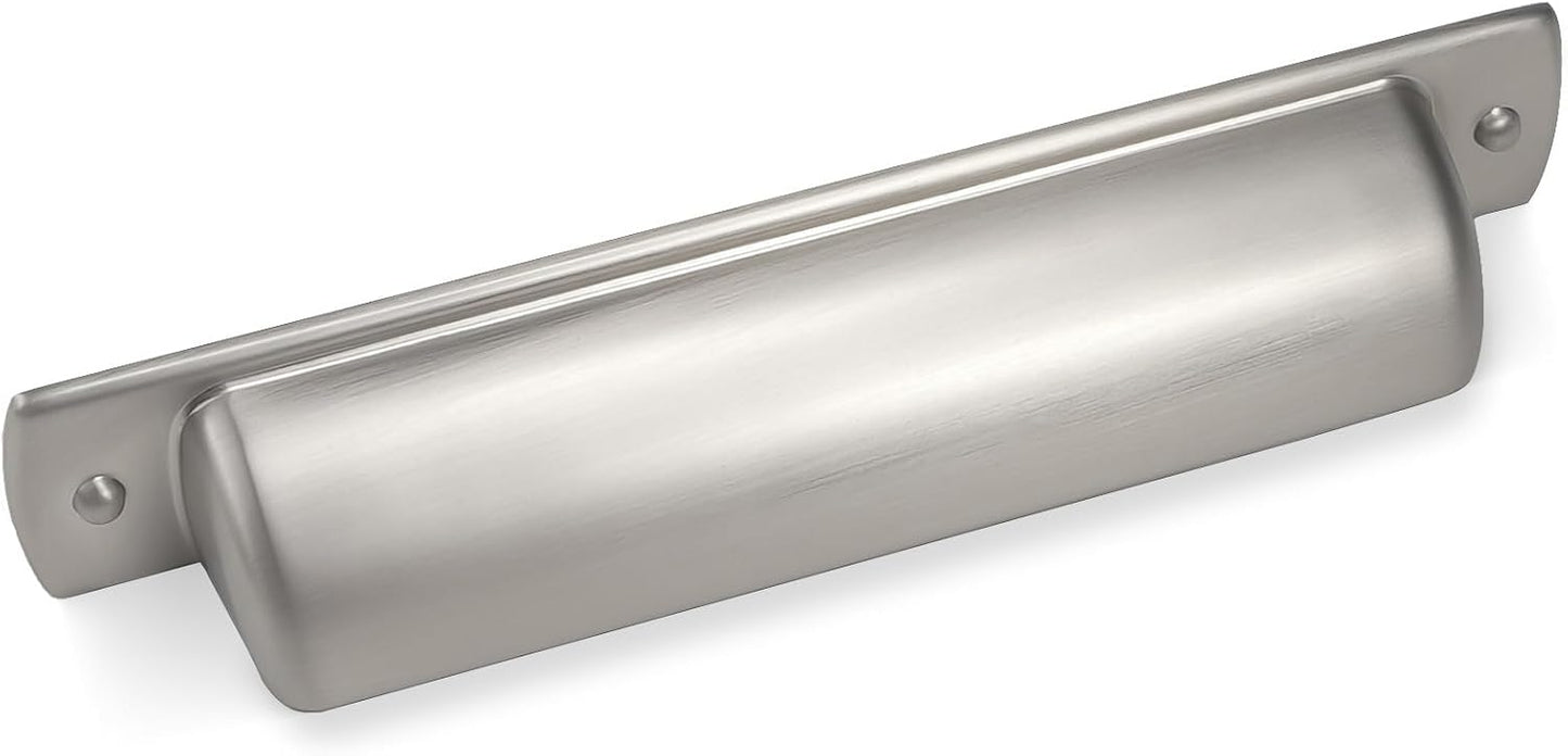 3.75 inch Brushed Satin Nickel Cabinet Handles for Modern Homes