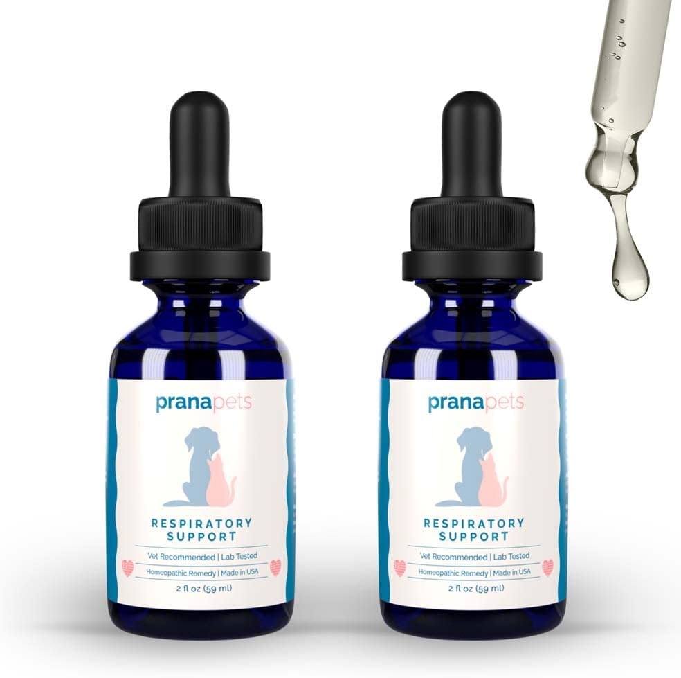 PranaPets Respiratory Support for Dogs & Cats - Natural Relief