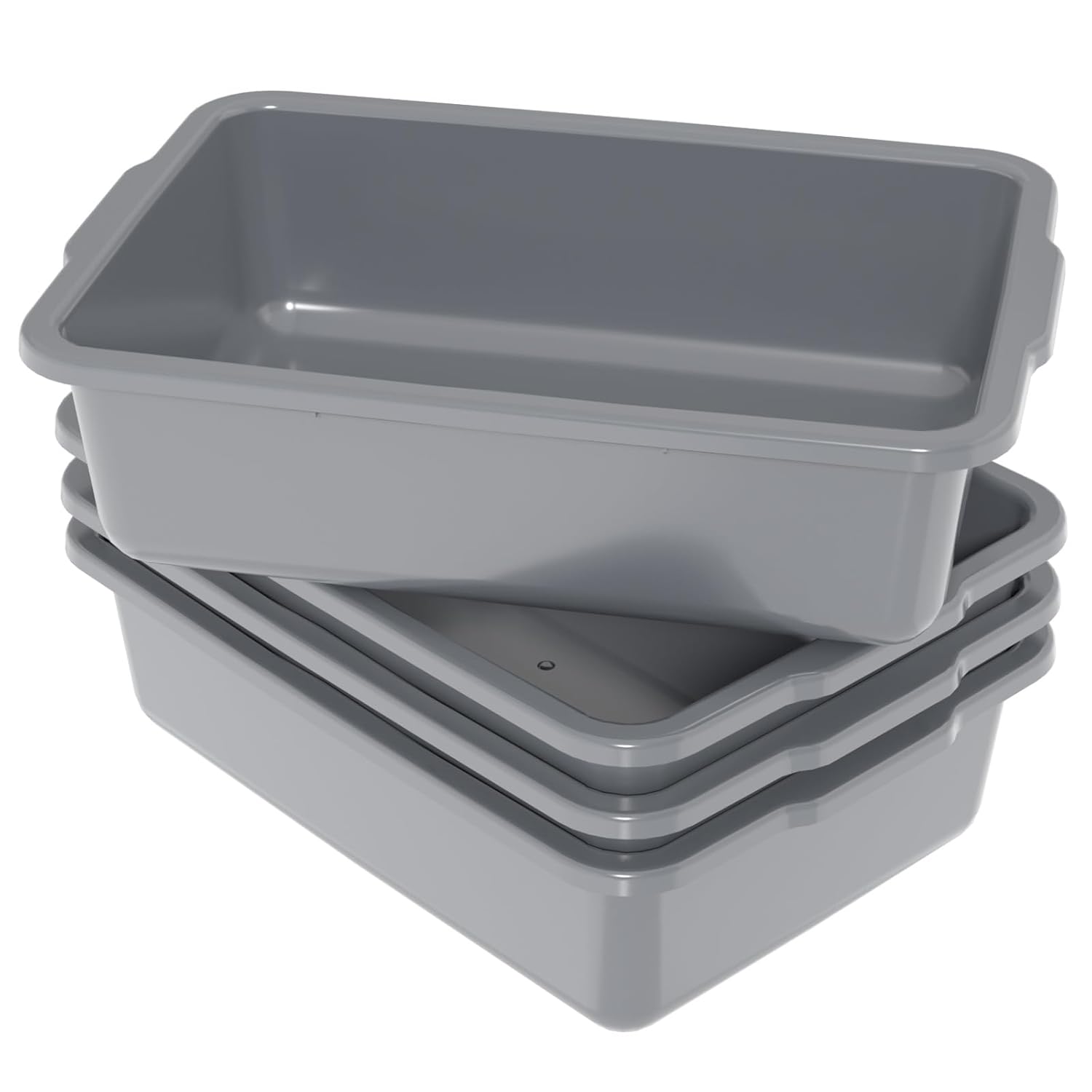 35 L Commercial Bus Tub for Restaurants - Durable Plastic Pans