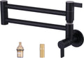 Pot Filler Faucet Matte Black - ARCORA Wall Mount Pot Filler