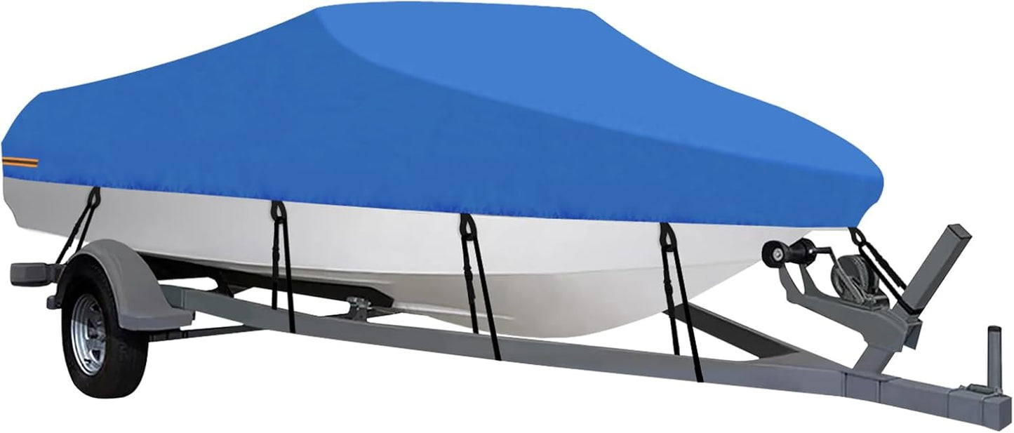 OutdoorLines Waterproof Boat Covers for 12-14 Ft Boats