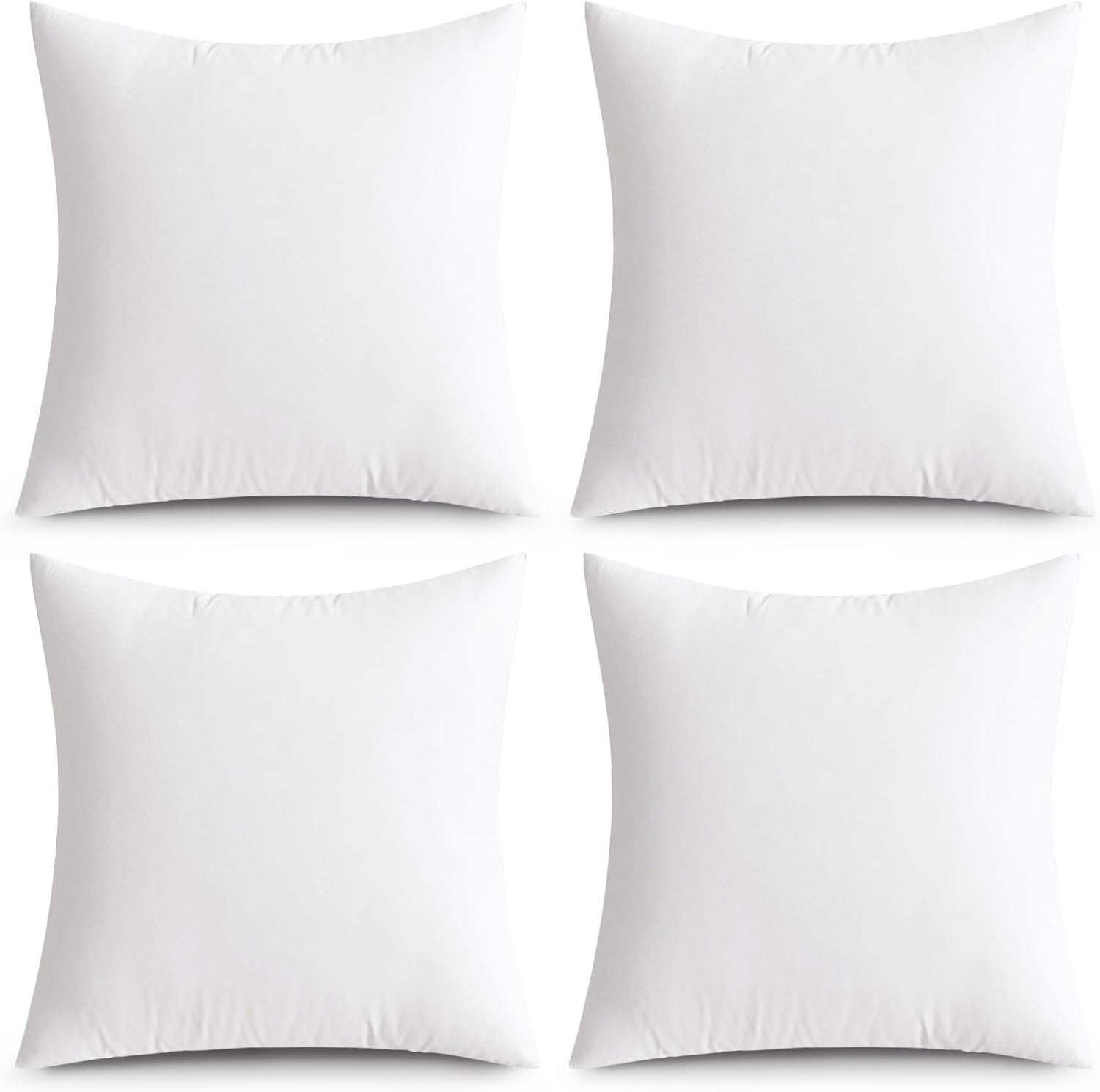 MIULEE 22x22 Inch Outdoor Pillow Inserts for Ultimate Comfort