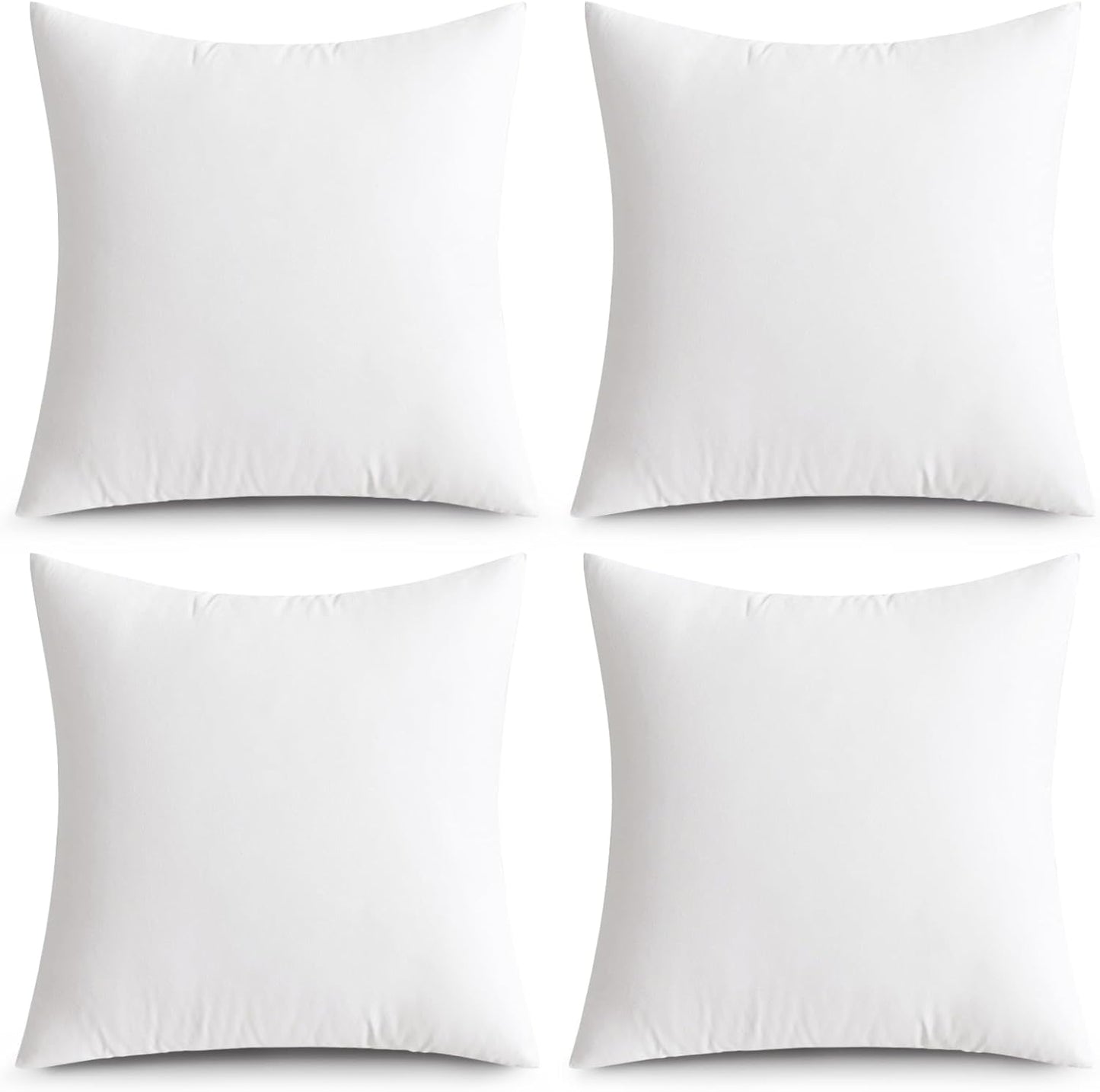 MIULEE 24x24 Inch Outdoor Pillow Inserts for Ultimate Comfort