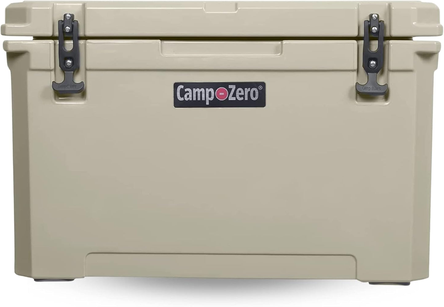 Camp-Zero 60L Cooler: 4 Cup Holders, No-Lose Drain Plug