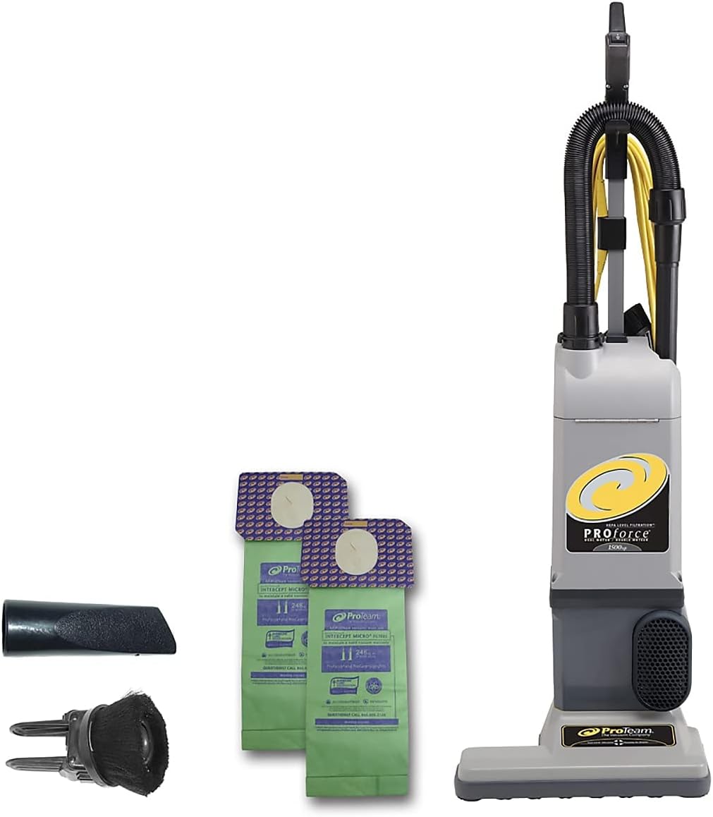 ProTeam ProForce 1500XP Bagged Upright Vacuum Cleaner Review