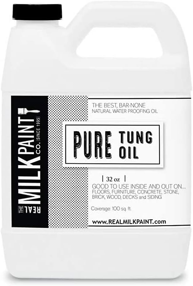 Pure Tung Oil for Wood Finishing - Waterproof & Food Grade