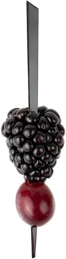 1000 Black Prism Picks - For Stylish Cocktails!