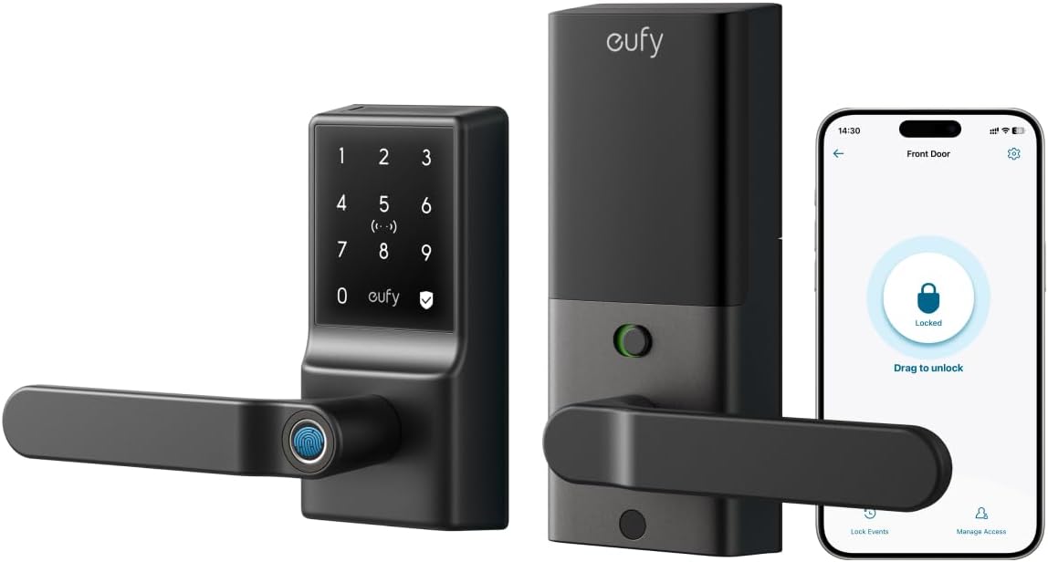 eufy Smart Lock C33: Keyless Fingerprint Door Access