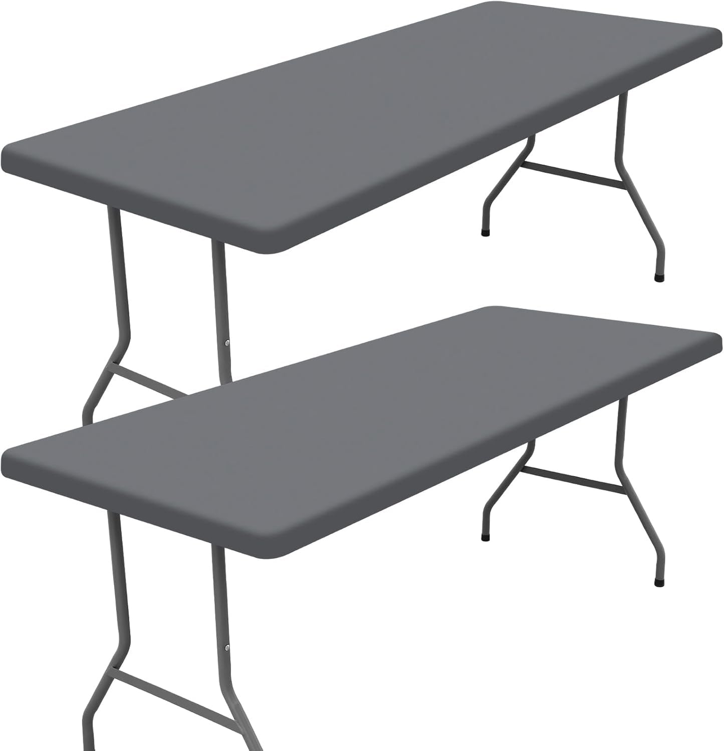 Spandex 6 Foot Rectangle Table Cloth for Outdoor Events and More