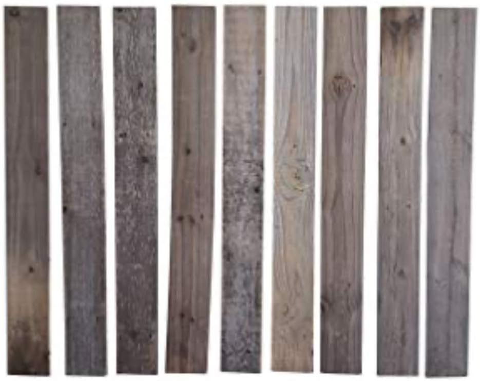 Rustic Weathered Reclaimed Wood Planks for DIY Crafts and Decor