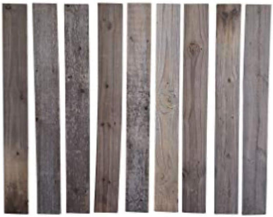 Rustic Weathered Reclaimed Wood Planks for DIY Crafts and Decor