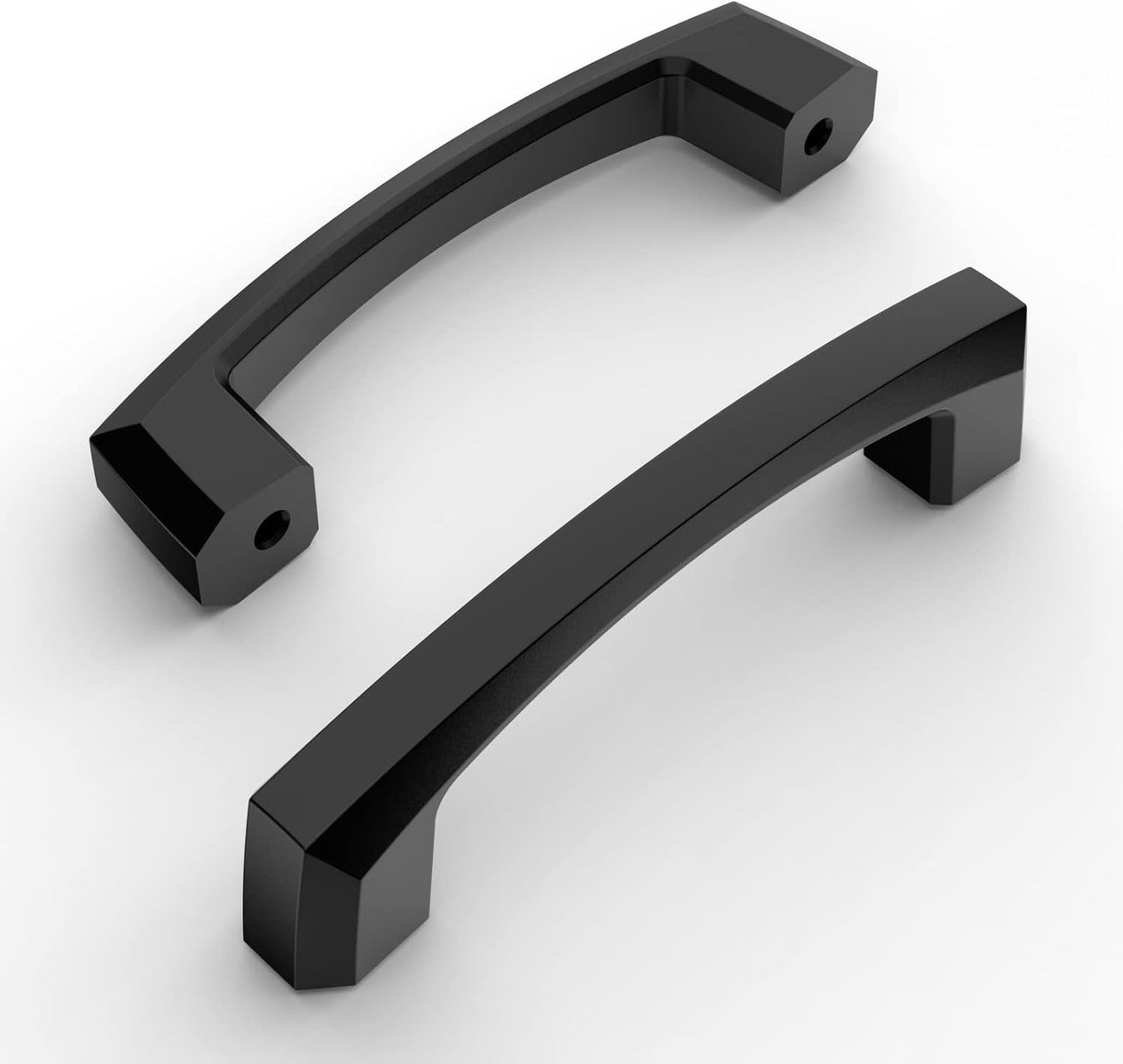 Amerdeco 10 Pack Matte Black Cabinet Pulls for Stylish Upgrades