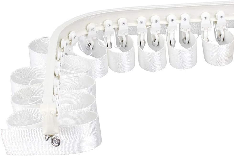 Bendable Curtain Track for Bay Window - Easy Installation!
