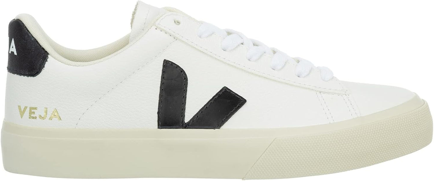 Veja Women Campo Sneakers Black - White for Stylish Comfort