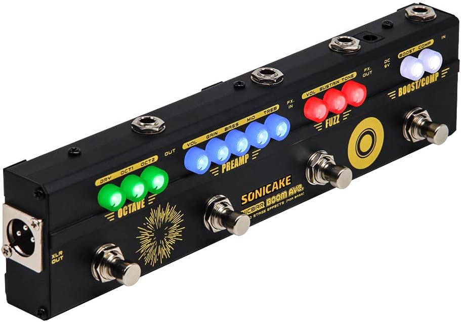 SONICAKE Bass Effects Pedals for Ultimate Sound Control
