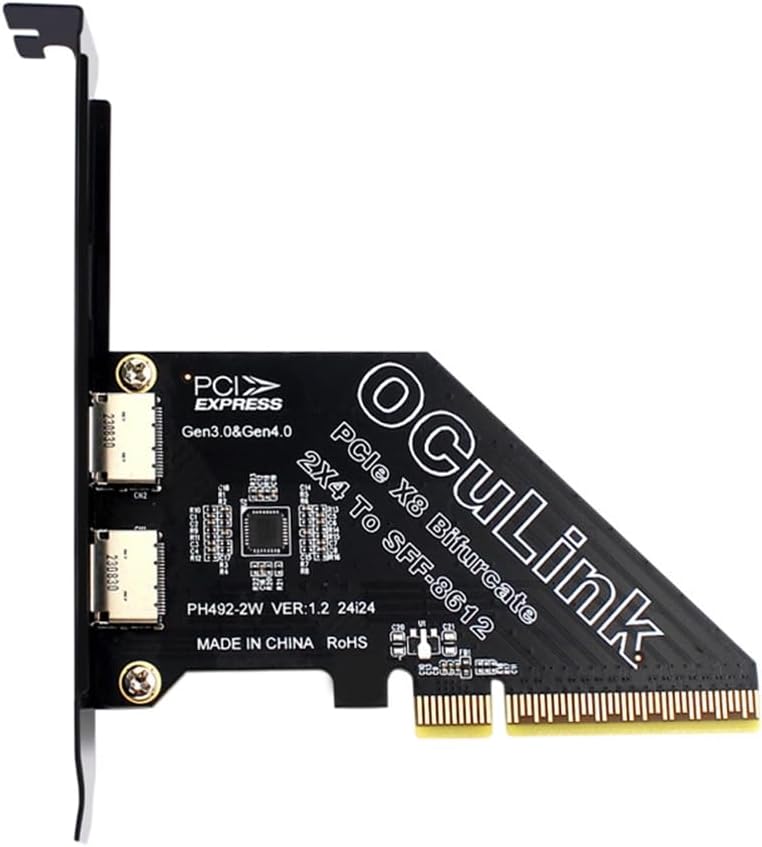 SFF8611/8612 to U.2 SSD Adapter Card - Boost Graphics