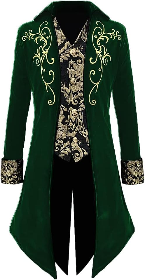 Apocrypha Mens Medieval Steampunk Tailcoat for Unique Style