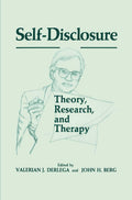 Self-Disclosure: Theory, Research, and Therapy - In-Depth