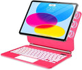 for iPad 11th (A16) & 10th Gen Case with Keyboard - Magnetic Backlit