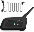 EJEAS V6C Referee Bluetooth Intercom - 1200M Two-Way Communication