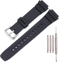 XBHSW Waterproof Resin Strap for Casio Men's Watches