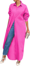 Choichic Shirt Dresses for Women Casual Long Sleeve (Style DCSL)