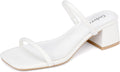 Women's Chunky Block Low Heeled Sandals for Stylish Comfort