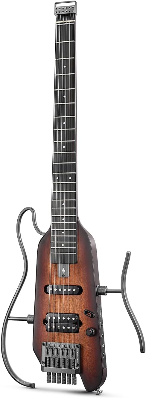 Featherlight Headless Electric Guitar Kit - Perfect for Travel & Practice!