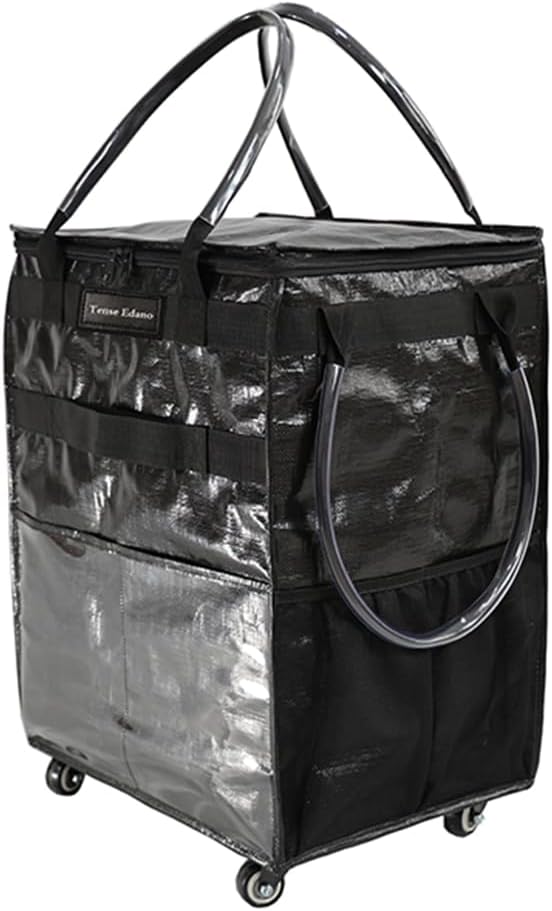 Reusable Grocery Bag On Wheels Large Capacity Shopping Trolley