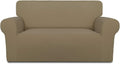 PureFit Super Stretch Loveseat Slipcover - Tan, Non Slip Protector