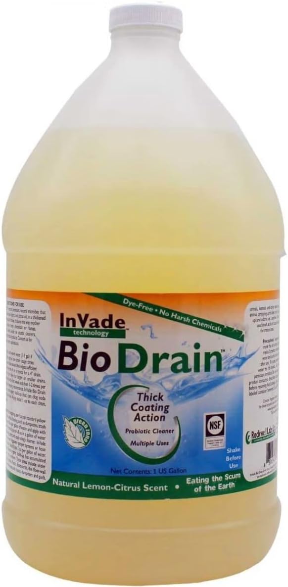 InVade Bio Drain Gel by Rockwell - Eliminate Odors Effectively