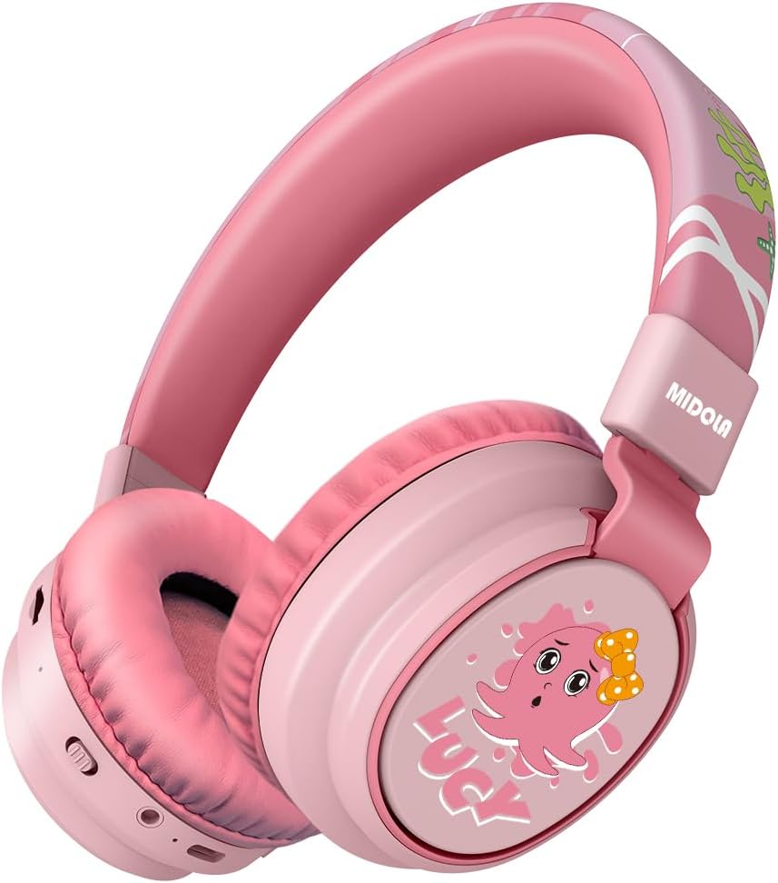 MIDOLA Kids Wireless Bluetooth Headphones - Safe Volume Limit