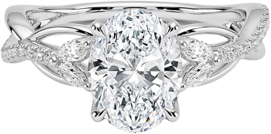 1-3 CT Moissanite Engagement Ring for Timeless Elegance