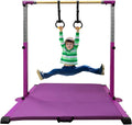 Gymnastics Bar for Kids Ages 3-15 - Adjustable Home Training Bar