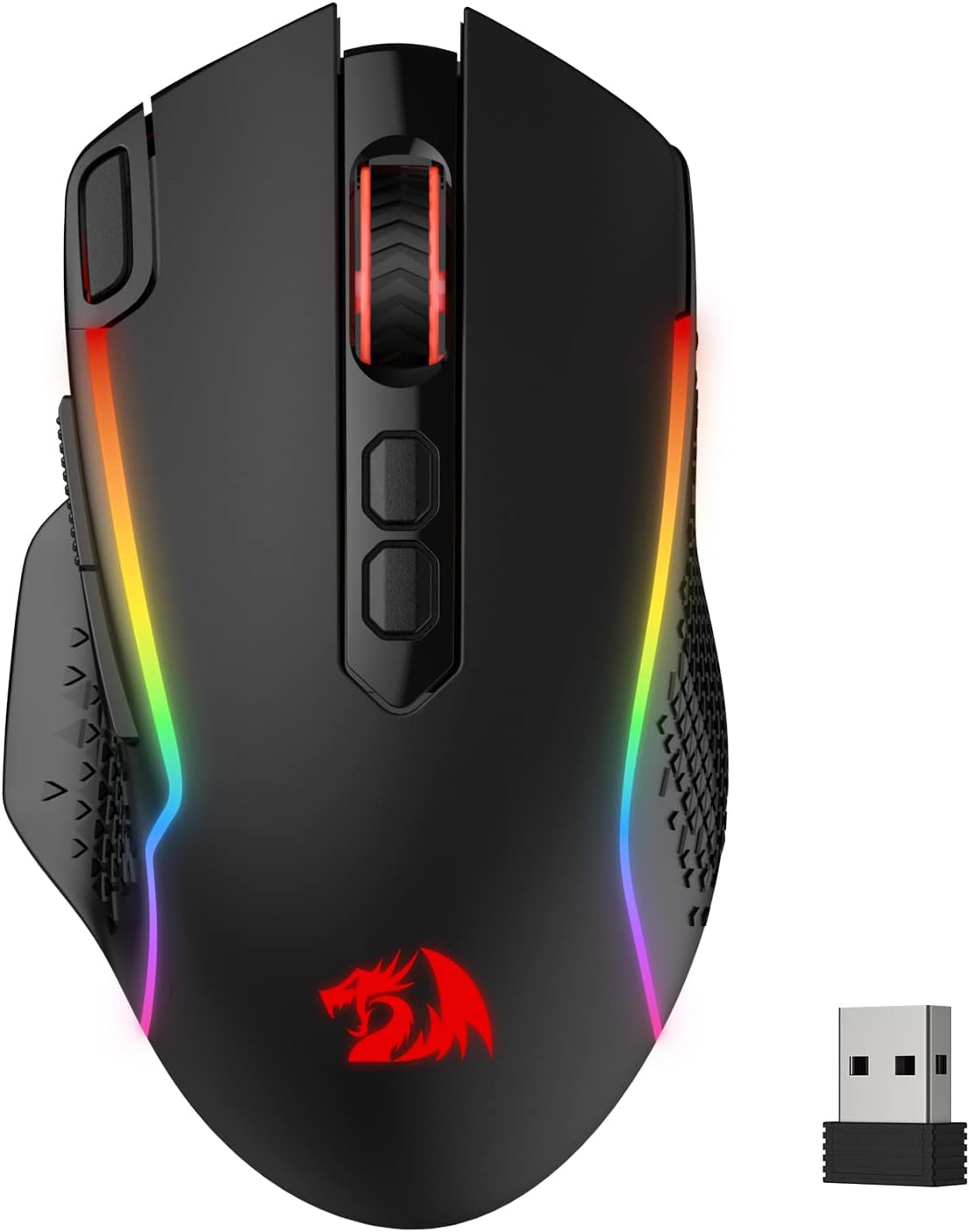 Redragon M810 Pro Wireless Gaming Mouse - 10000 DPI for Precision Gaming