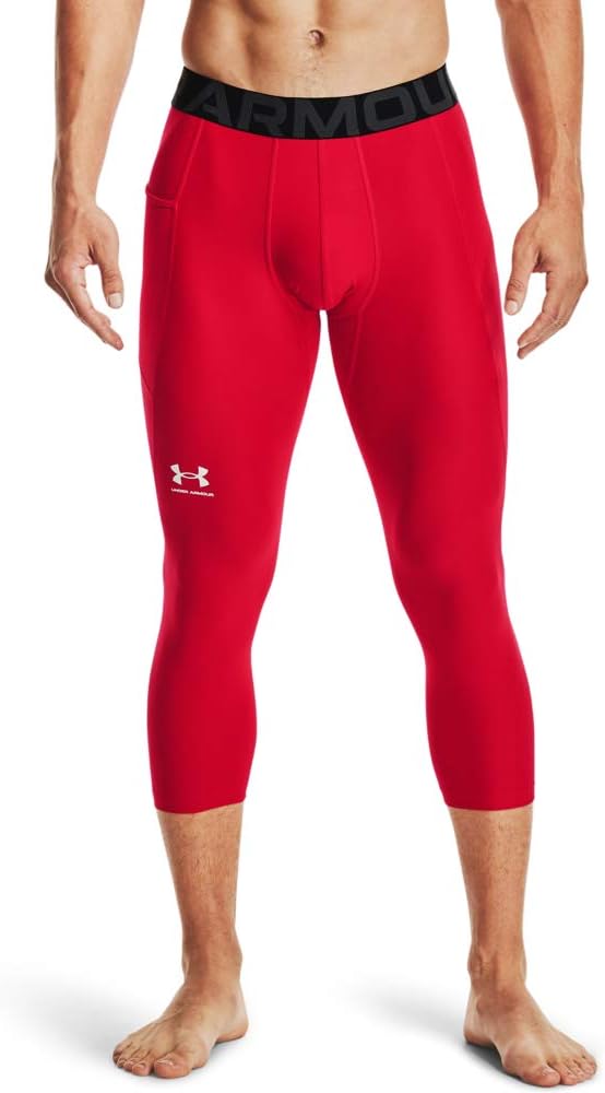 Under Armour Mens HeatGear Armour 3/4 Leggings for Comfort