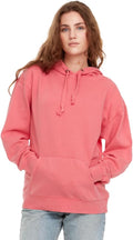 Pure Essence Pullover Hoodie for Women - Garment Dye Fleece Comfort