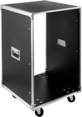 16U Network & Audio Rack with Feet & Wheels - Stable Open Server